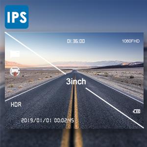 1080P Superior Night Vision Dash Camera: 6 unique infrared LED fill lights allows the dash cam to perform optimally in low light situations.