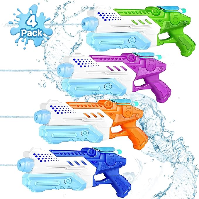Perfect summer party game with your friends or family.Super Water Guns Soaker with High Capacity 25FT Long Shooting Range for Summer Swimming Pool Beach Outdoor
