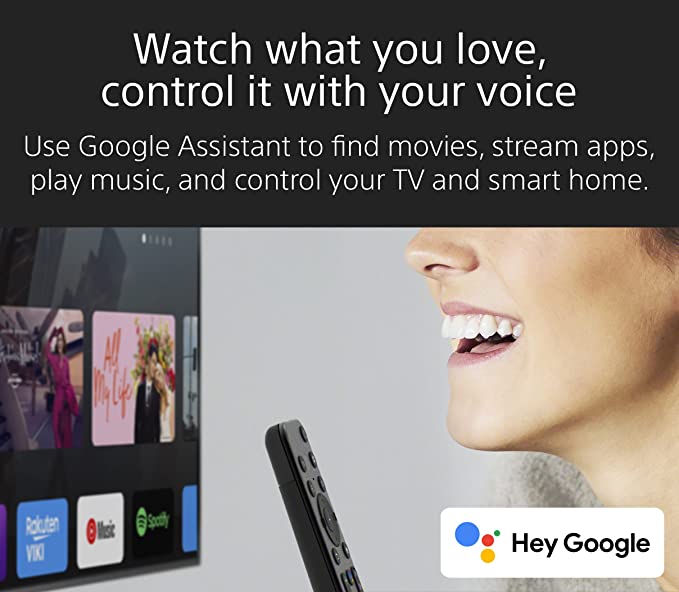 Sony 55 inch X75K LED 4K Ultra HD HDR Smart Google TV with Google Assistant (KD55X75K)