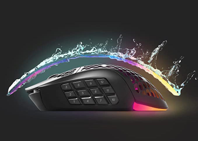 Programmable Buttons Black, 18000 DPI, Optical, Qi Wireless Charging Certified- Water Resistant, 180 Hour Battery