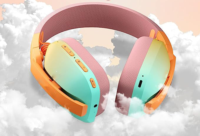 Gaming Headsets, Wireless Headphones Bluetooth Headsets with Built-in Mic
