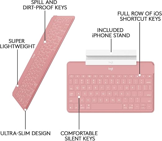 super-light keyboard that you can keep with you through the day whether you’re working or learning from the backyard or back at the office. Super-Slim and Super-Light Bluetooth Keyboard for iPhone, iPad, Mac and Apple TV including iPad Air 5th gen