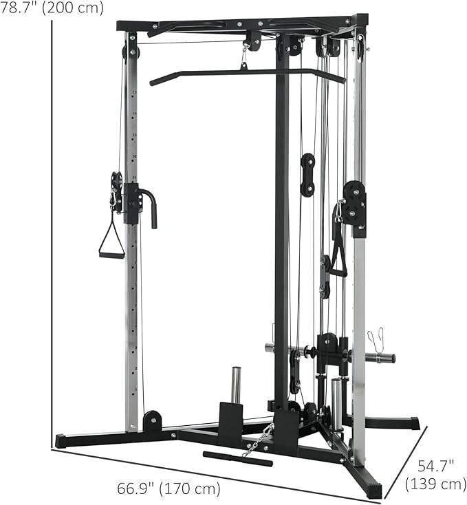 allowing you to choose a desired height following your exercise so you can target muscle groups with pinpoint precision. 15-Position Adjustable Strength Training Workout Station