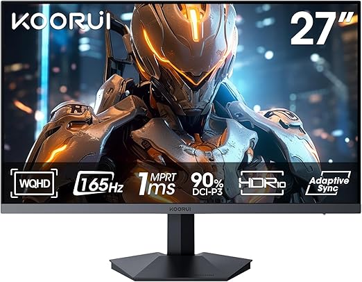 can provide you with more obvious bright colors and dynamic pictures, giving you an extreme sense of look and play experienc, 2560 x 1440 VA Display, 1ms (MPRT) Response Time, HDR 10, FreeSync Premium, 1x Display Port 1.2, 2X HDMI 2.0,Black