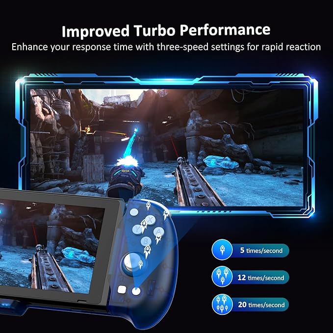 Experience heightened immersion with dual built-in haptic feedback motors, Hall Sensing Joystick for Switch/Switch OLED, Handheld Mode, 4K/1080P Supported HDMI and USB 3.0 Port,