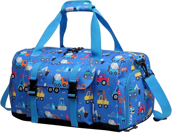 vibrant and eye-catching printed designs add a touch of uniqueness.Duffel Bags,Kasqo Boys Travel Bag Water Resistant Sports Gym Bag for Teens Girls Sleepover Bag School Weekender Carry On