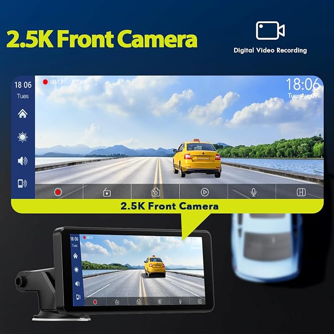 Portable Carplay Android Auto Screen with 6.86
