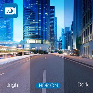 1080P Superior Night Vision Dash Camera: 6 unique infrared LED fill lights allows the dash cam to perform optimally in low light situations.