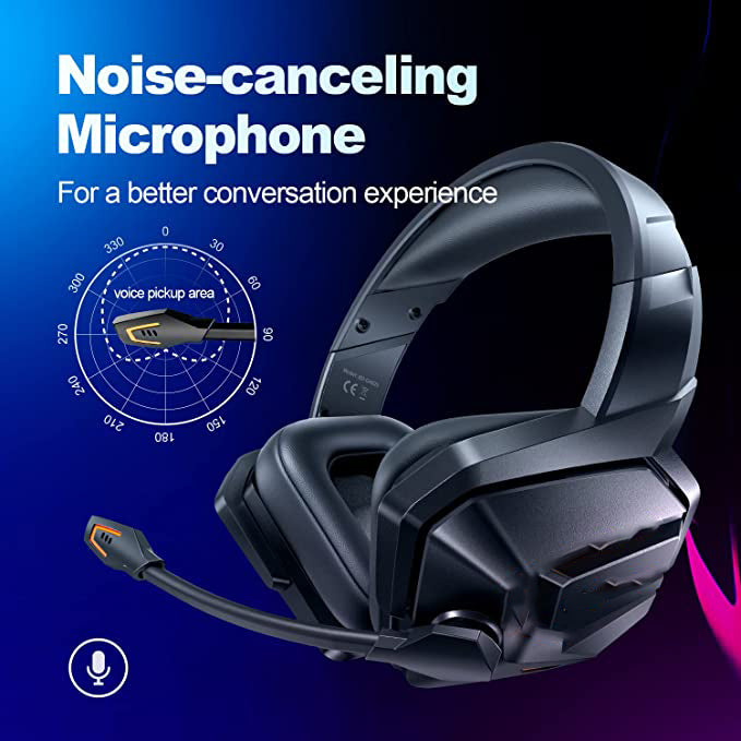 Headphones with Mic, Noise Cancelling,  Bass Surround with mic