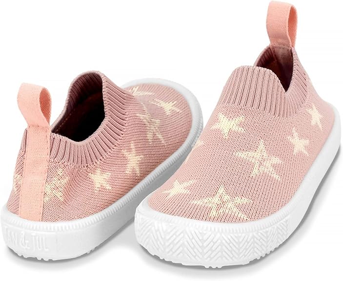 shoes designed close to zero-drop with non-slip flexible TPR soles supporting healthy feet development. Provides excellent grip with an extra toe cap in front to protect little toes.  Breathable Sneakers (Baby, Toddler, Little Kid)