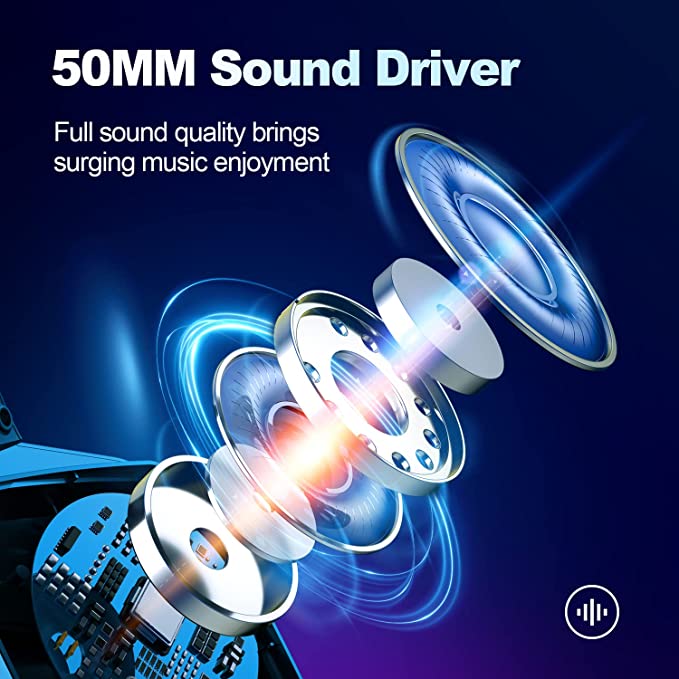 Headphones with Mic, Noise Cancelling,  Bass Surround with mic