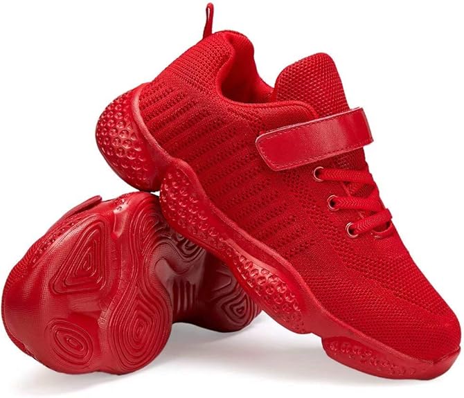 Knitted Mesh Upper offers comfort and air permeability; Keep your child away from foot smelly. Running Shoes Athletic Walking Shoes Fashion Knit Sneakers