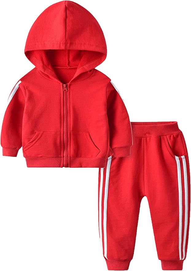 sweat-absorbent and comfortable outdoor.got more compliments with this little girl boys spring autumn winter set. Toddler Boys Girls Clothes Sets 2 Piece Athletic Outfit T-Shirt Tops+Pants Kids Outerwear