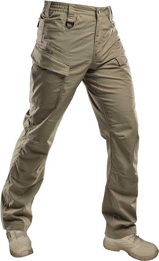 Fade,shrink and wrinkle resistant, Waterproof Ripstop Work Cargo Pants BDU Military Trousers