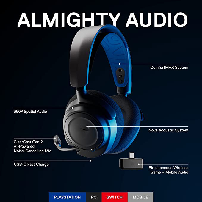 Wireless Multi-Platform Gaming & Mobile Headset