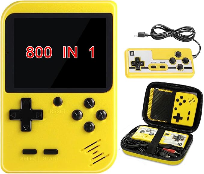 Gameboy Console Support for Connecting TV & Two Players Ideal Gift for Kids