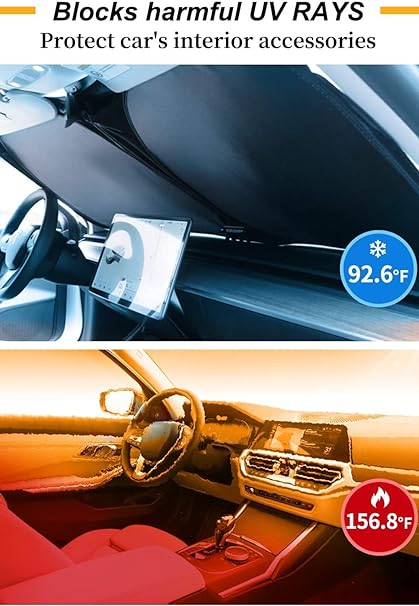 Car Interior Accessories Summer,Car Windshield Sun Shade