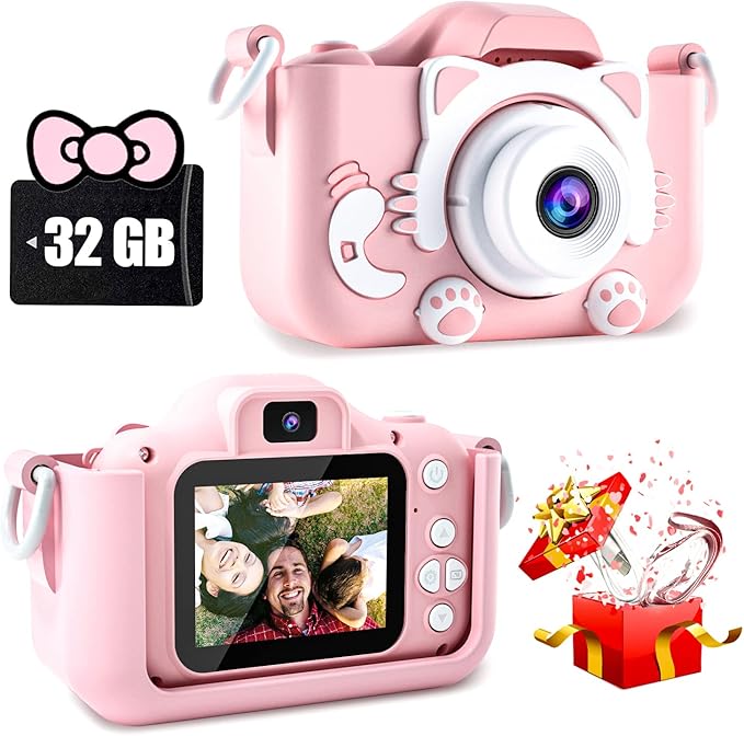Boys/Girls, Kids Digital Camera for Toddler with Video, Christmas Birthday Festival Gifts for Kids