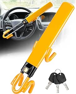 Car Wheel Lock Anti Theft for Vehicle Truck with 3 Keys-Wheel Lock Anti-Theft Car Device Heavy Duty Security Car Lock
