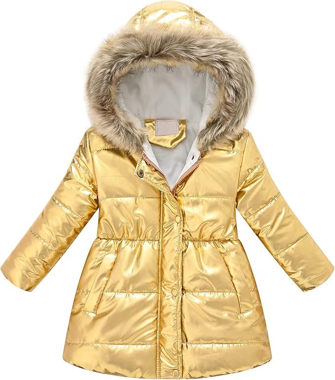 red puffer vest baby boy hoodie sweatshirt toddler hooded sweater coats for girls fleece quarter zip toddler warm jacket for baby girls, Coat Thicken Ski Jacket with Fur Trim Hood Kids Down Jacket Coat