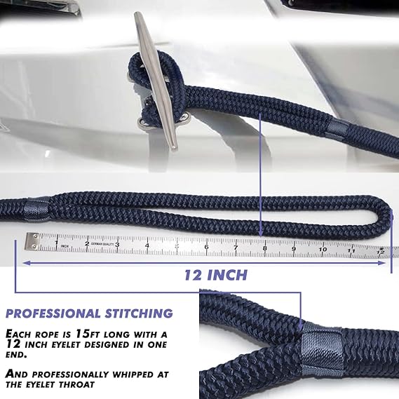 ultra strong and will not fray. They can withstand all the negative effects of the environment, Hi-Performance Boat Rope Mooring Rope Dock