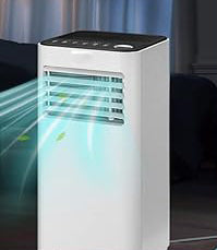 equipped with complete accessories and detailed instruction, this portable air conditioner is easy to install. AND MONEY SAVING Portable Air Conditioner, Quiet AC