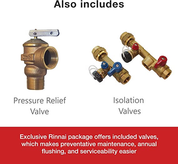 RINNAI Ru Series Sensei Se+ Tankless Hot Water Heater: Indoor Installation