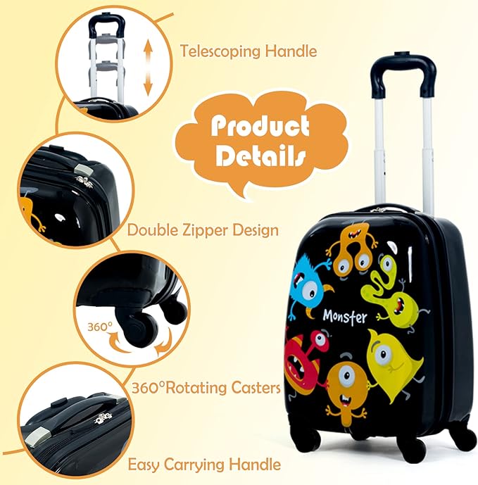 the surface is covered with PC film to effectively protect the luggage from wear and scratches.arry On Luggage Set, 16