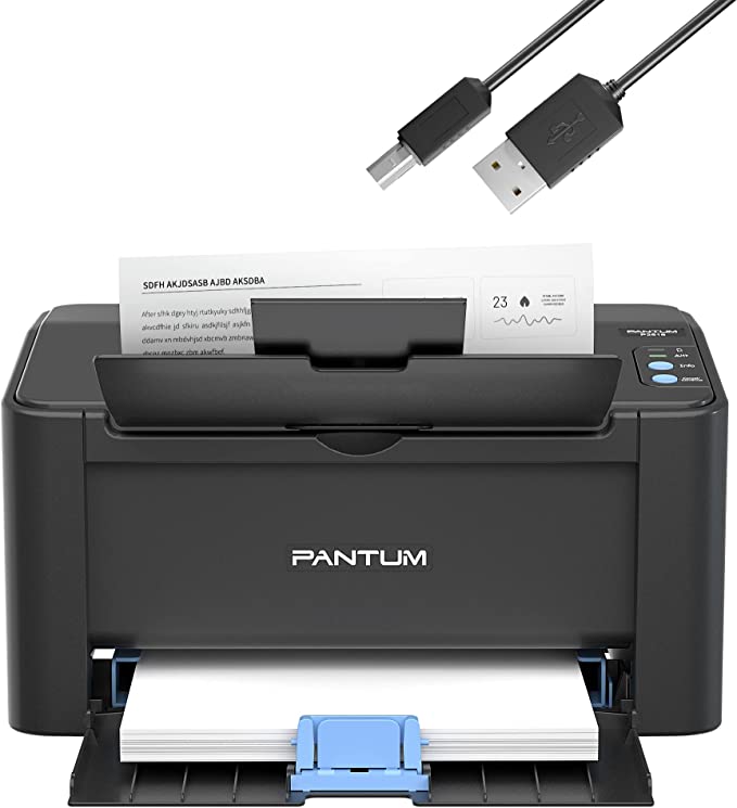 Laser Printer Only Connect with USB White Monochrome Printing