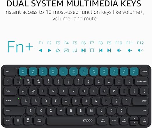 2.4GHz/Bluetooth 5.0/4.0, this wireless keyboard and mouse combo open up new ways to type on your PC,  Wireless Keyboard Mouse Combo, 2.4GHz/Bluetooth 5.0/4.0 Wireless Keyboard Mouse Set for Windows/Mac/Linux/Chrome, Support 4 Devices, Silent Click