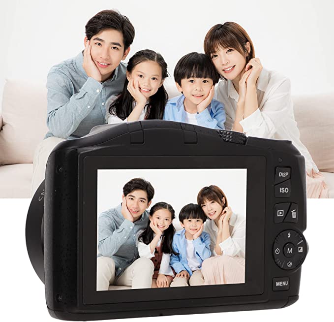 4K Digital Camera, 48MP HD Digital Video Camera Camcorder with 3.2in IPS Screen, 16X Digital Zoom Vlog Camera, for Photography
