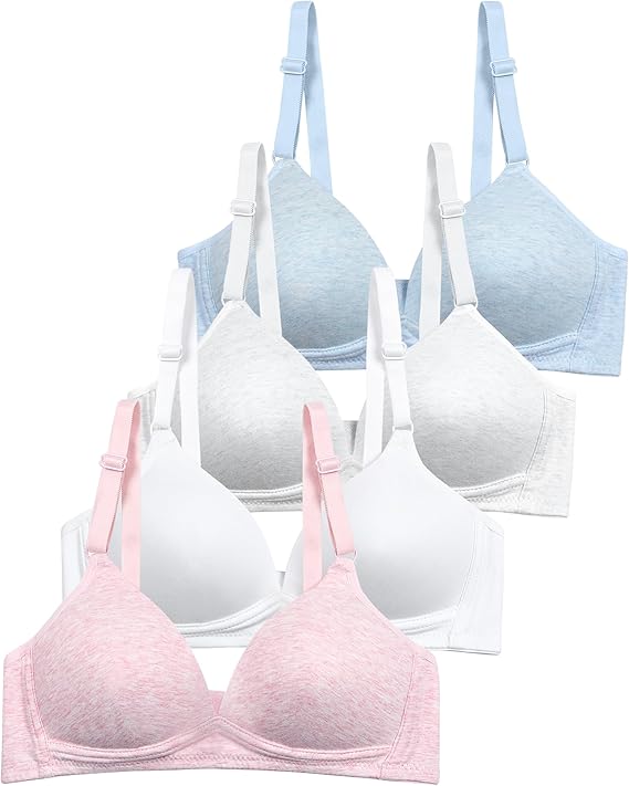 This bra helps ease discomfort and boosts confidence, making it an excellent choice for teens experiencing rapid physical growth, IRL Soft Padded Bras for Girls & Teens