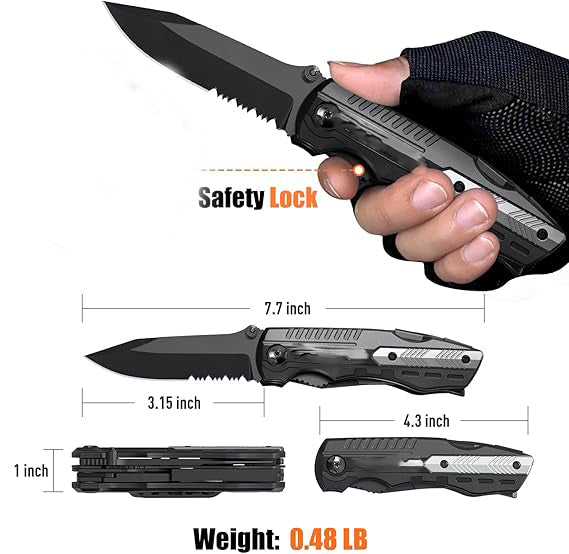 Knife Is the Perfect Multipurpose Companion That Excels in a Variety of Scenarios., Camping with your Family and Friends, Multitool Knife is Perfect for Choose