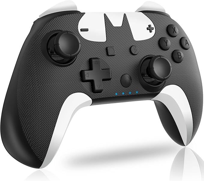 With Turbo function, auto & semi-auto fire functions can be set. The controller auto-fire function can set the speed of 5/12/20 times/sec.  Wireless Switch Controller for Nintendo Switch/Switch OLED/Switch Lite with Macro Button, 3 Levels Turbo Function