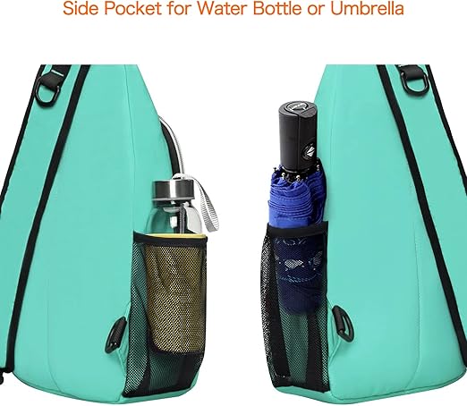 Multi-functional storage area, accessary compartment with functional pockets to keep your mouse, Sling Backpack, Multipurpose Crossbody