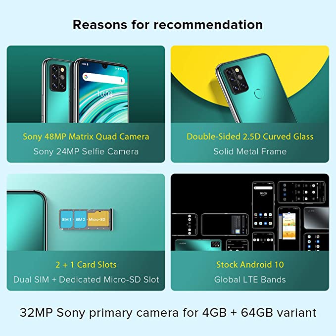 UMIDIGI A9 Pro Unlocked Cell Phones(6+128GB) 6.3