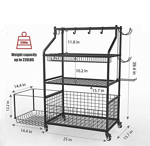 Yoga Mat Kettlebells and Strength Training Equipment, Weight Rack for Dumbbells, Weight Storage Holder Rack for Dumbbells with Wheels