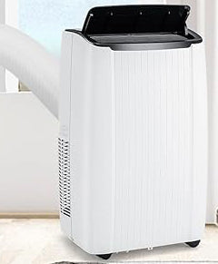 The quiet sleep mode and 24h timer ensure a restful night without wasting too much energy, Portable Air Conditioner with Heat