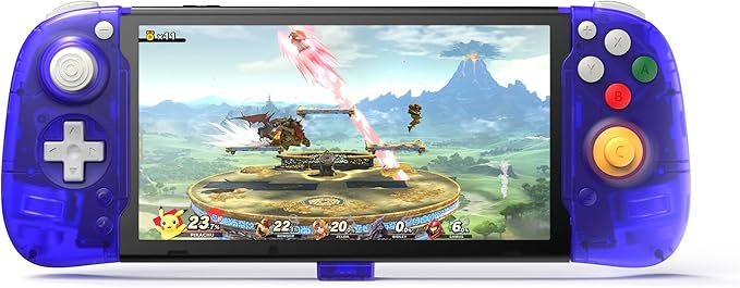Advanced playing options for the joypad with Added Extra Turbo Button and Hotkey.SwitchCompatible with Nintendo Switch LCD/Switch OLED, Easy Plug and Play with Extra Turbo button and Hotkey, No Drifting Ever Hall Sensor Joystick