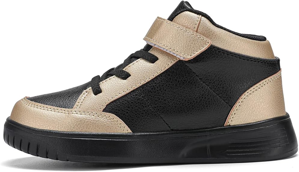 Girls High Top Casual Lightweight Classic Adjustable Strap Shoes