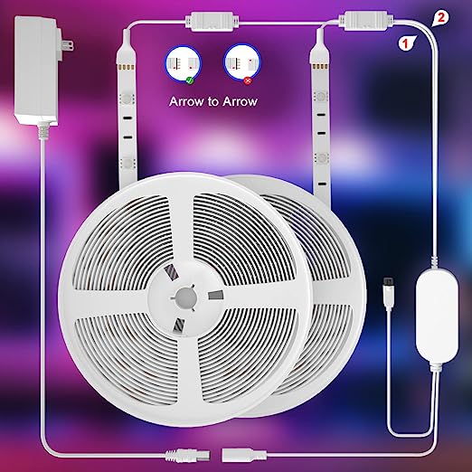 WiFi LED Strip Lights, gaming lights 100ft