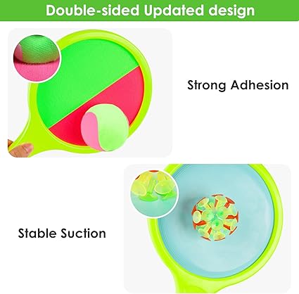 2 Paddles 2 Balls Outside Toys Beach Backyard Games Activities