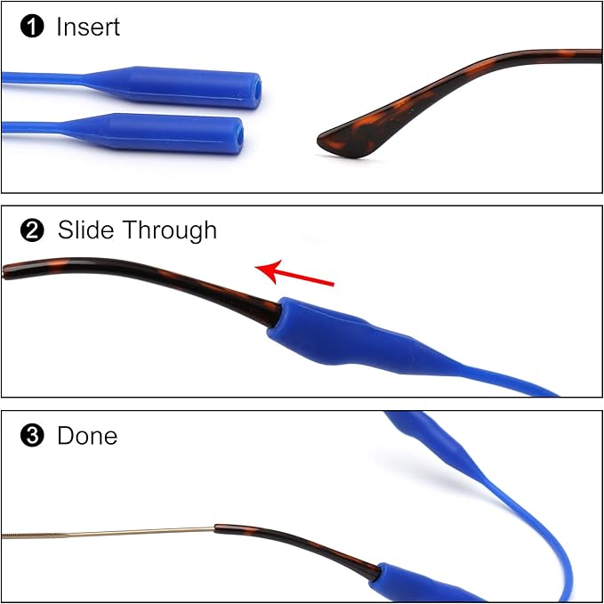 2 Pack , confident that your sunglasses will be secure all while staying comfortable during any activity you might be enjoying!