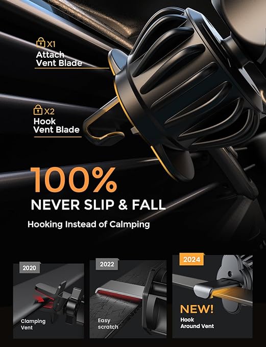 This car vent phone holder mount is designed as