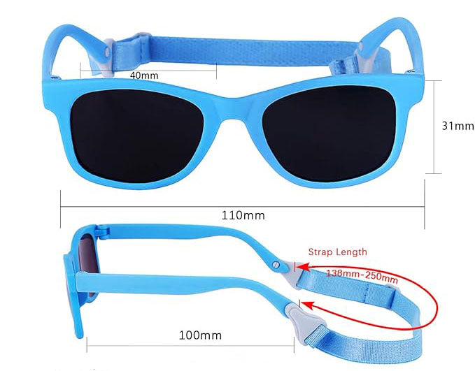 Adjustable elastic strap for moisture wicking.Suitable for 0-24 months babies and toddlers.The head circumference is for 330-380mm.
