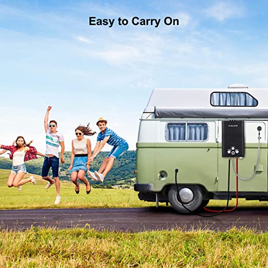 Tankless Water Heater Propane, GASLAND Outdoors 10L 2.64GPM Gas Water Heater, Instant Hot Water Heater, Overheating Protection, Easy to Install, Use for RV Cabin Barn Camping Boat(Black)