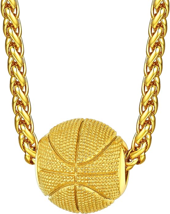 resistant to rust, oxidation and discoloration, make it ideal for long-lasting, Pendants Sprots Necklace for Men Boys, Solid Stainless Steel