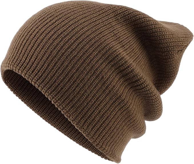It's a classic knitted watch cap look that goes well with anything. Winter Hat Acrylic