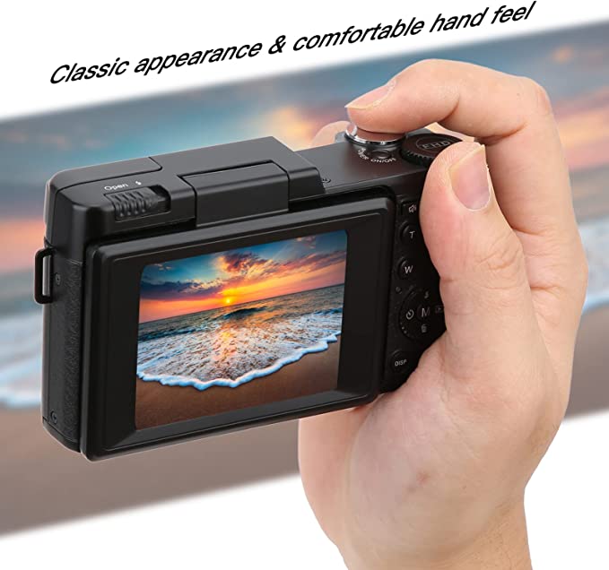 Digital Camera Vlogging Camera with 3
