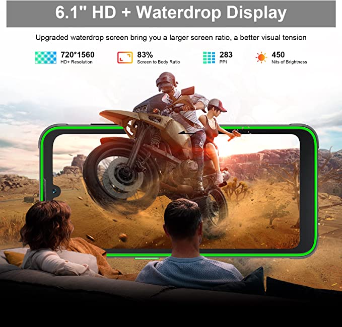 Cell Phone,Blackview BV5200 Smartphone 7GB+32GB/SD 1TB Unlocked Cell Phones Canada,IP68/69K Waterproof Rugged Smartphone,6.1